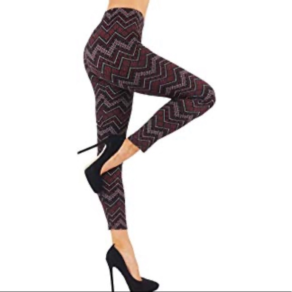 MFleece Lined Printed Leggings Warm & Sof - Picture 3 of 3
